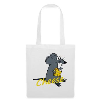 fromage - Sac en tissu - blanc - Devant