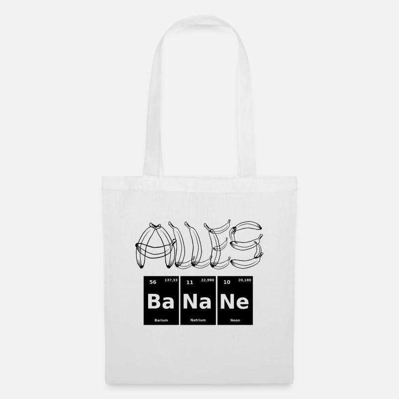 Alles Banane - Stoffbeutel - Weiß