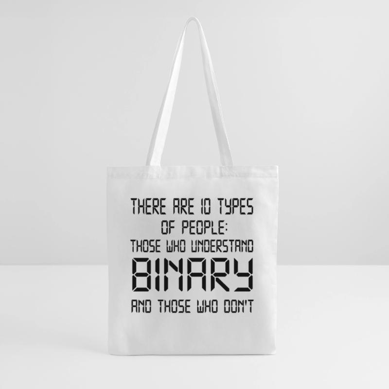 Binary Code Binary Informatics Geek Gift Tote Bag