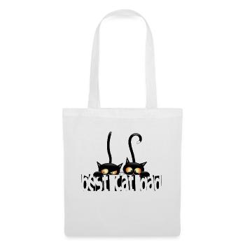 Cadeau de chemise meilleur chat papa / chat chaton chat - Sac en tissu - blanc - Devant