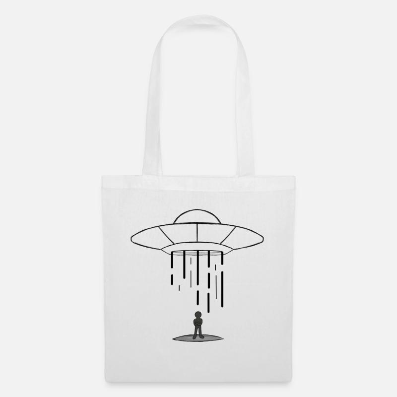 Ufo - Stoffbeutel - Weiß