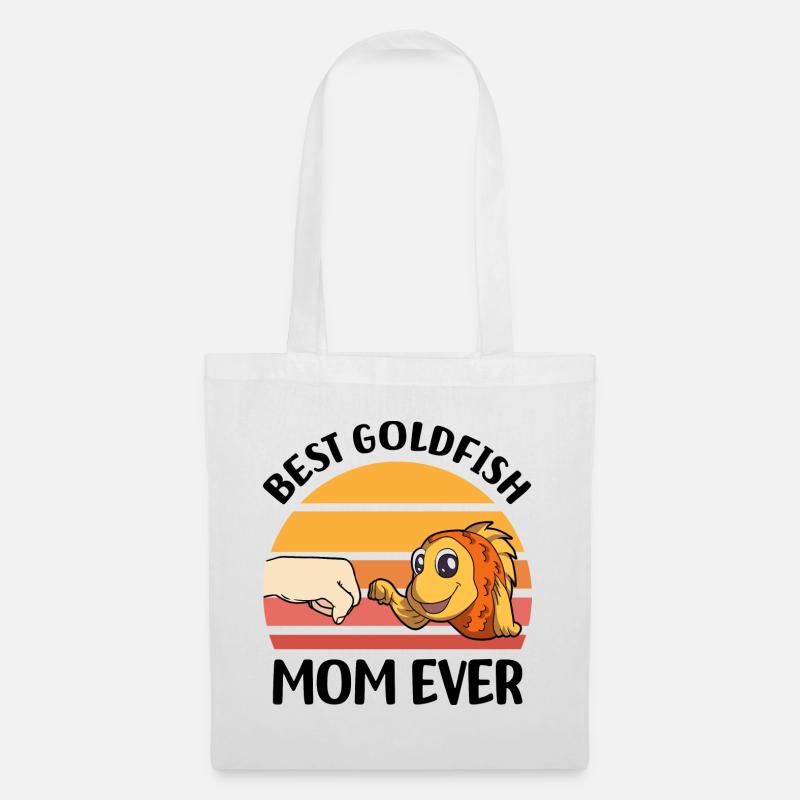 Goldfische - Stoffbeutel - Weiß