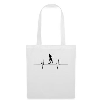 Footballeur - Sac en tissu - blanc - Devant