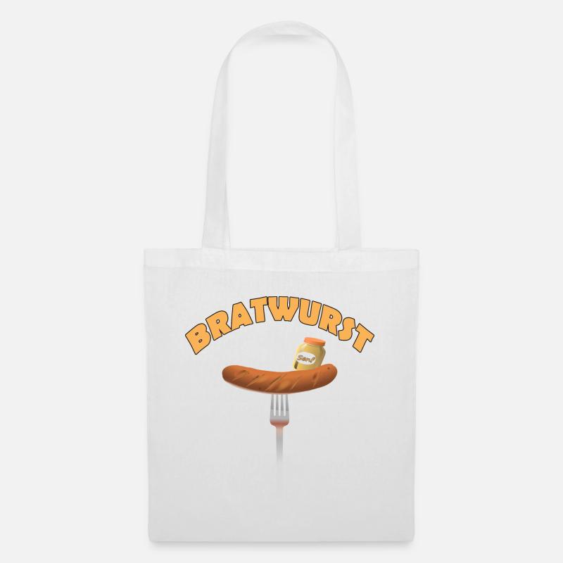 BRATWURST - Stoffbeutel - Weiß