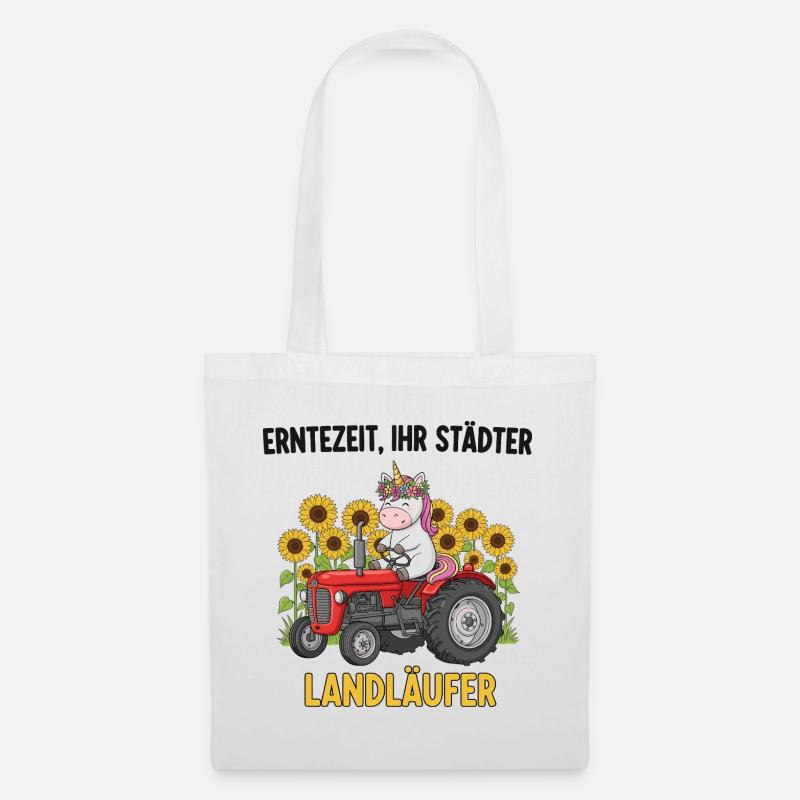 Erntezeit Landläufer - Stoffbeutel - Weiß
