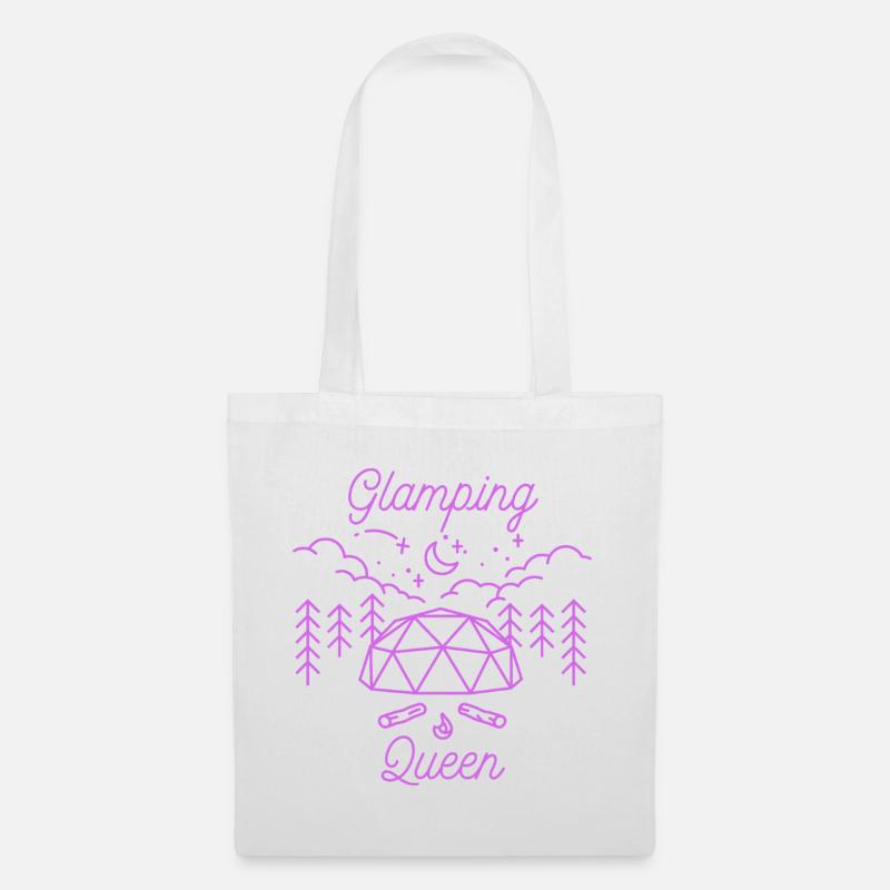 Glamping Queen - Stoffbeutel - Weiß