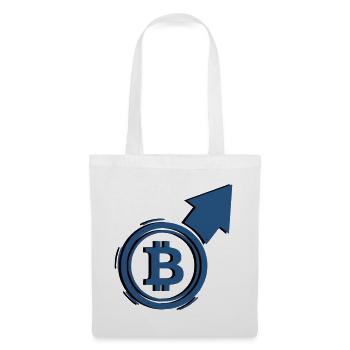 Bitcoin Bull Run Arrow To The Moon - Tote Bag - white - Front