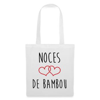 bamboo wedding 79 years of marriage - Tote Bag - white - Front