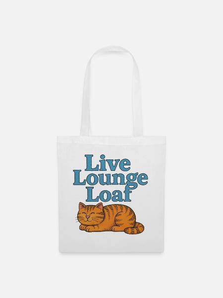 Live Lounge Loaf - Stoffbeutel - Weiß