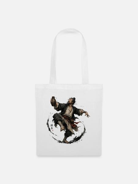 Drunken Master – Martial Arts Design - Stoffbeutel - Weiß