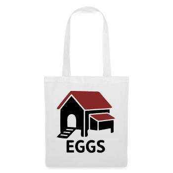 Chicken Coop Eggs Badge - Tote Bag - white - Front