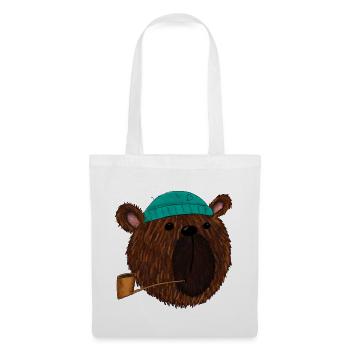 Kapitän Bär der alte Seebär - Stoffbeutel - Weiß - Vorne