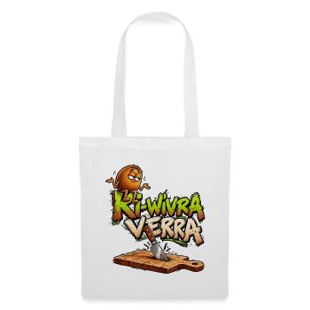 Kiwi vra verra humorfrucht - Stoffbeutel - Weiß - Vorne