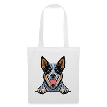 Australian Cattle Dog - Stoffbeutel - Weiß - Vorne