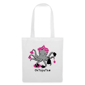 Oktoputze - Tote Bag - white - Front