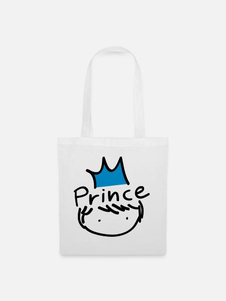 Prinz Tippfehler - Stoffbeutel - Weiß