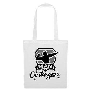 Man of the year 2 clr - Tote Bag - white - Front