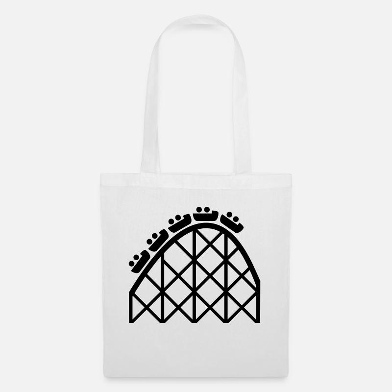 roller coaster - Tote Bag - white