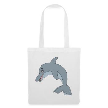 dolphin - Tote Bag - white - Front