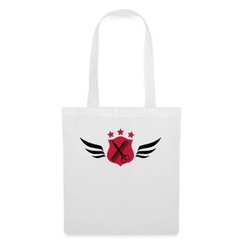 Coiffure - Coiffeur - Coiffeuse - Sac en tissu - blanc - Devant