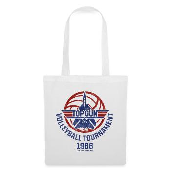Top Gun Volleyball Tournament 1986 Jet Logo - Tote Bag - white - Front
