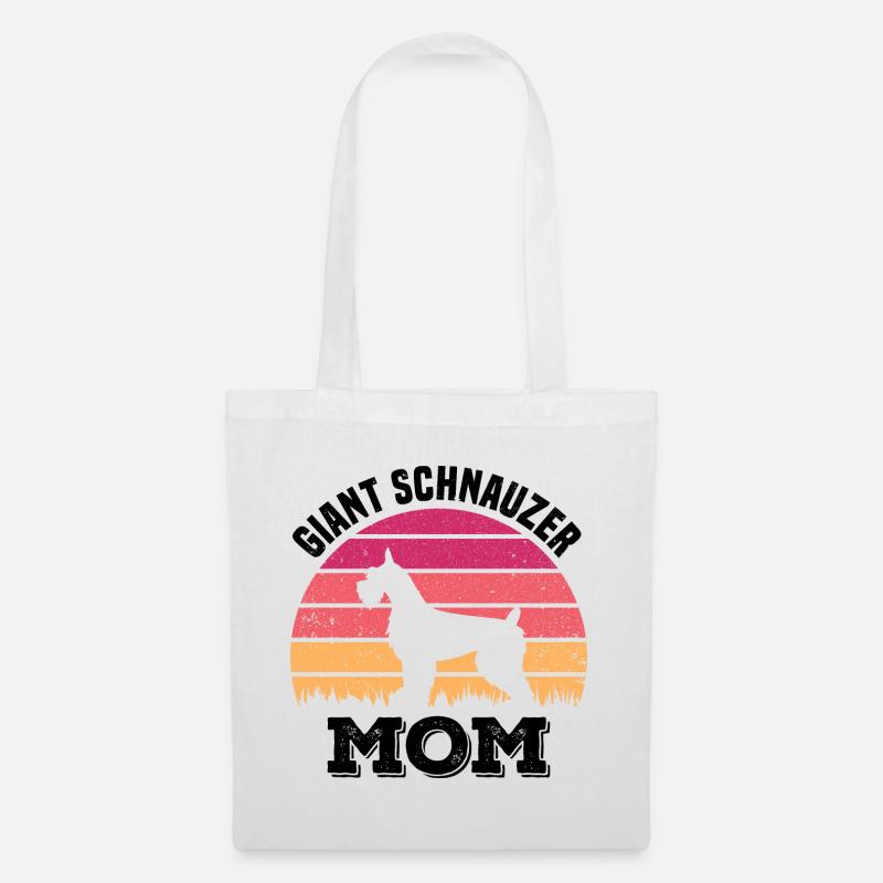 Schnauzer - Stoffbeutel - Weiß