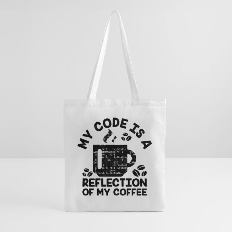 Kaffee-Codierung Programmierer Programmierer Entwickler Nerd Coff Stoffbeutel