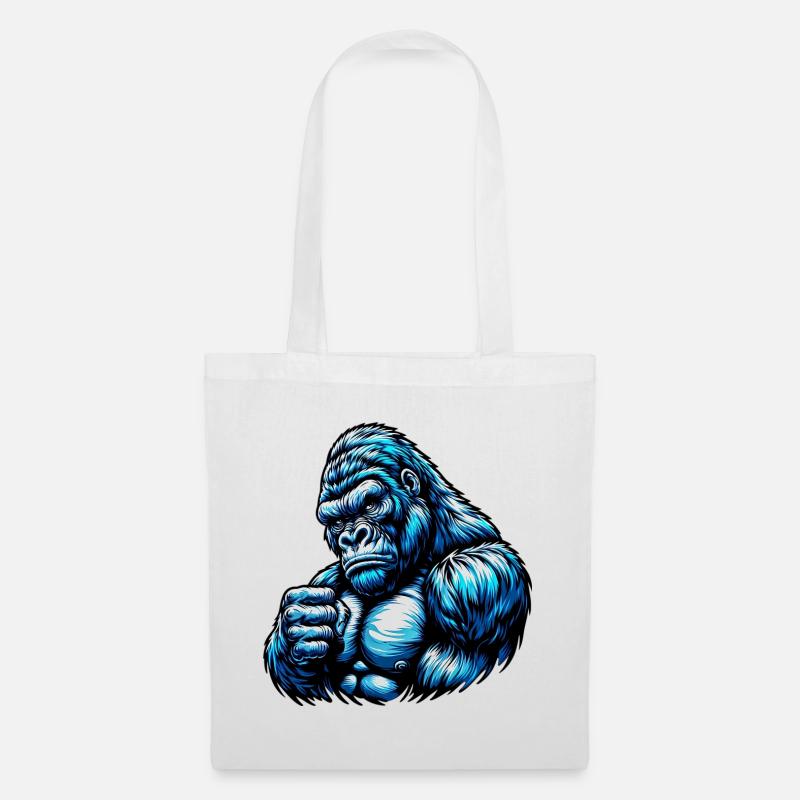 Gorilla - Stoffbeutel - Weiß