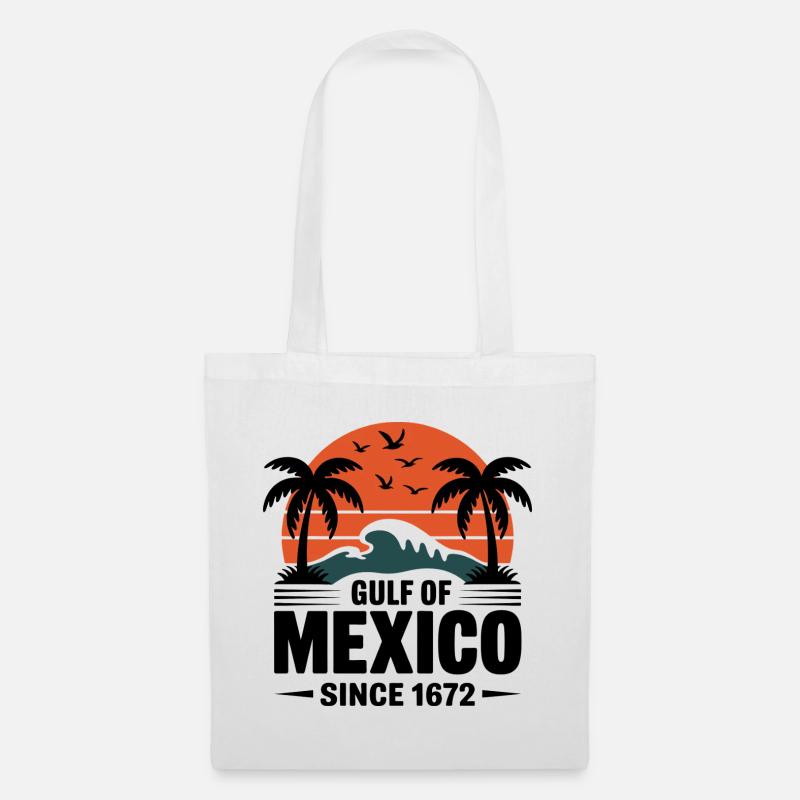 Gulf of Mexico Since 1672 Retro Beach Vibes - Sac en tissu - blanc