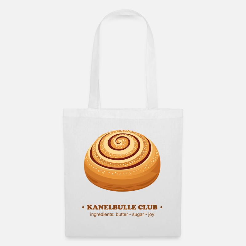 Skate Rolling Cinnamon Bun Design - Sac en tissu - blanc