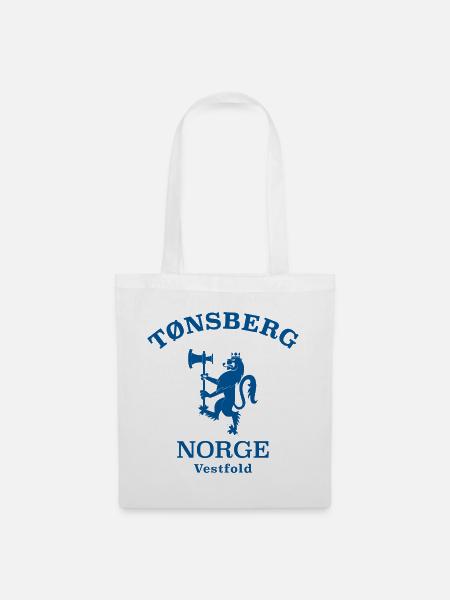 Tonsberg Norge Norwegen - Stoffbeutel - Weiß