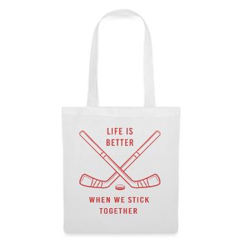 Para hockey sur glace handicap - Sac en tissu - blanc - Devant