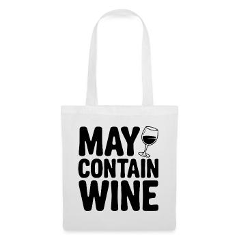 May Contain Wine - Tote Bag - white - Front