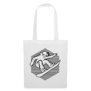 Design simple et intemporel pour les femmes - Sac en tissu - blanc - Devant
