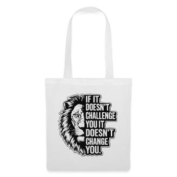 Leo Angry Lion Fitness Life Challenge - Tote Bag - white - Front