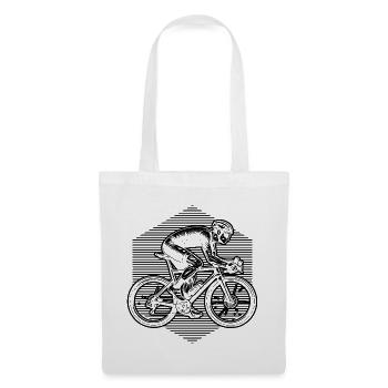 Geschenkidee für einen Roadbike mit Roadbike - Stoffbeutel - Weiß - Vorne