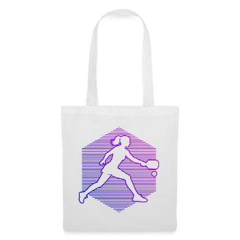 Idée d’entraîneur de pickleball pour les fans de joueurs de pickleball - Sac en tissu - blanc - Devant