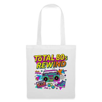 Total 80s Rewind - Stoffbeutel - Weiß - Vorne