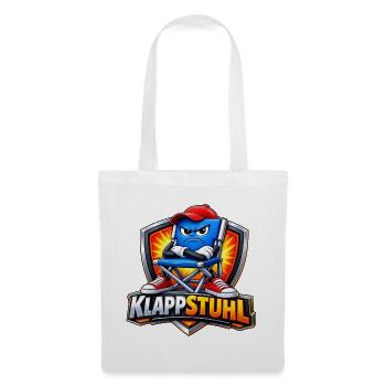 Klapstuhl Kämpfer Logo - Stoffbeutel - Weiß - Vorne