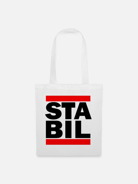 STABIL - BARS - Stoffbeutel - Weiß