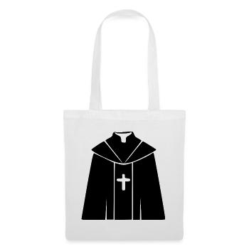 Priester Pfarrer Theologie Geschenk Christentum  - Stoffbeutel - Weiß - Vorne
