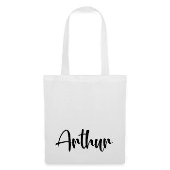 Name - Arthur - Stoffbeutel - Weiß - Vorne