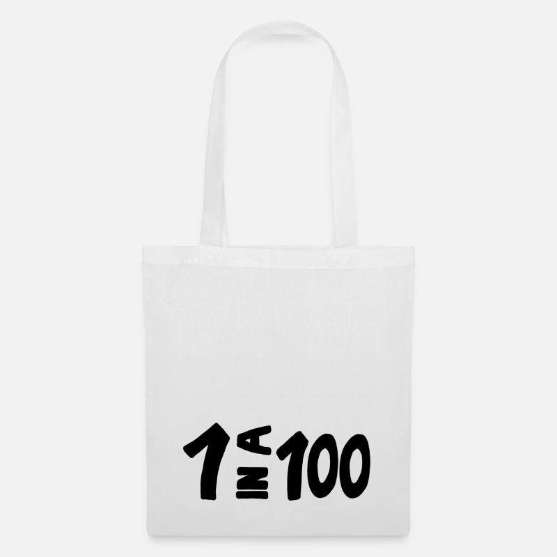 1 in a 100 - Stoffbeutel - Weiß