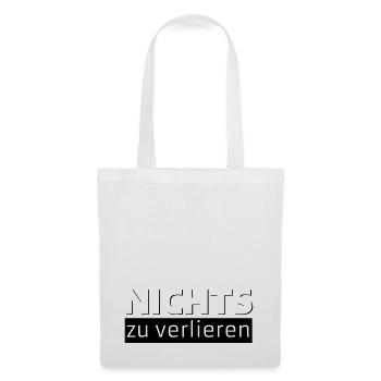 NICHTS zu verlieren - Stoffbeutel - Weiß - Vorne