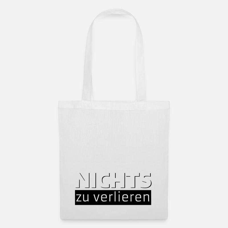 NICHTS zu verlieren - Stoffbeutel - Weiß