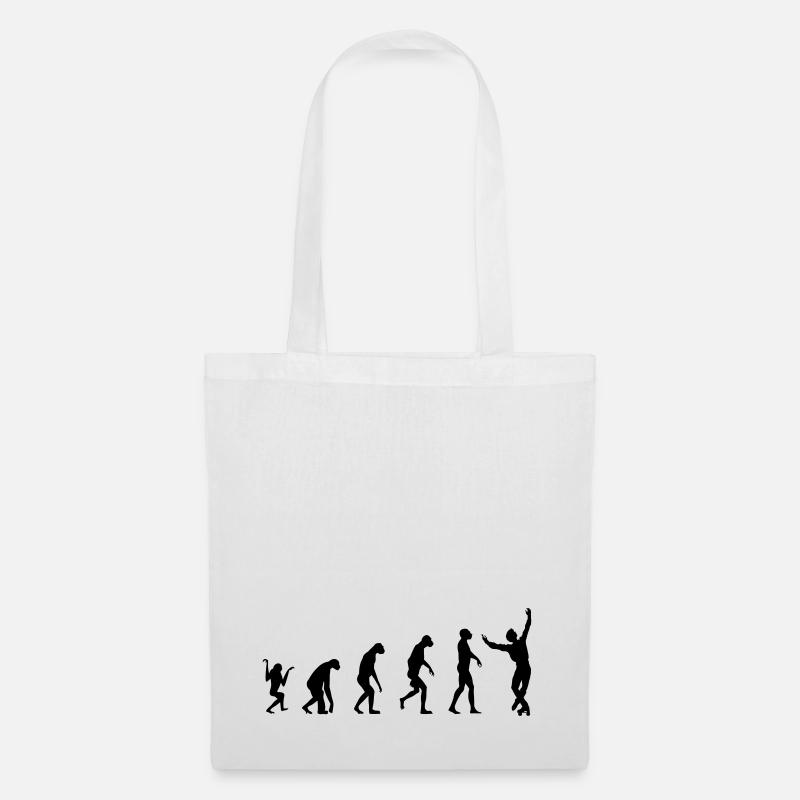 evolution Rollkunstlauf Mann - Stoffbeutel - Weiß