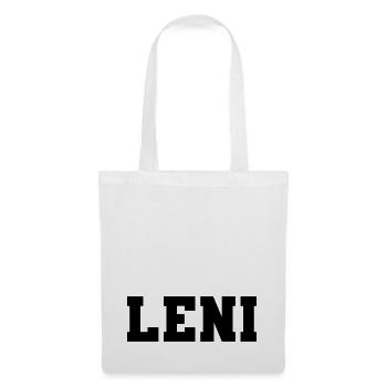 Name - Leni - Tote Bag - white - Front
