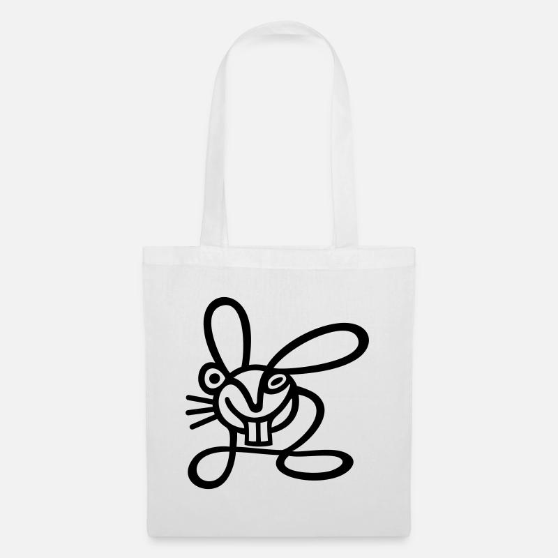 AVC Hare - Sac en tissu - blanc