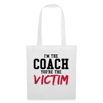 coach victim - Sac en tissu - blanc - Devant
