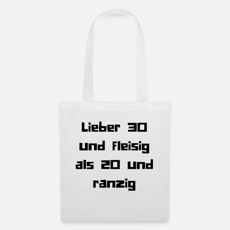 30er - Stoffbeutel - Weiß
